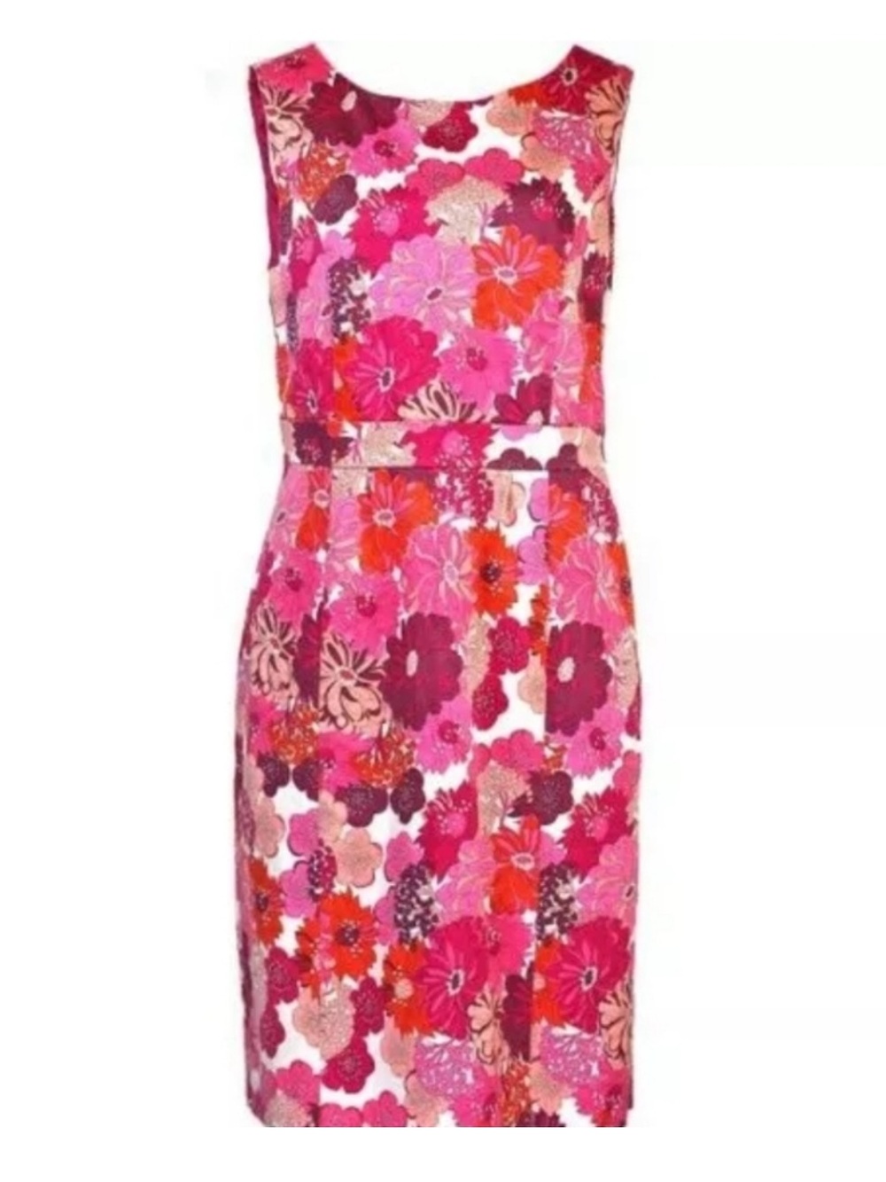Liberty of London 
Target Floral Dress
Sheath Size 14 Stretch
Retro Mod